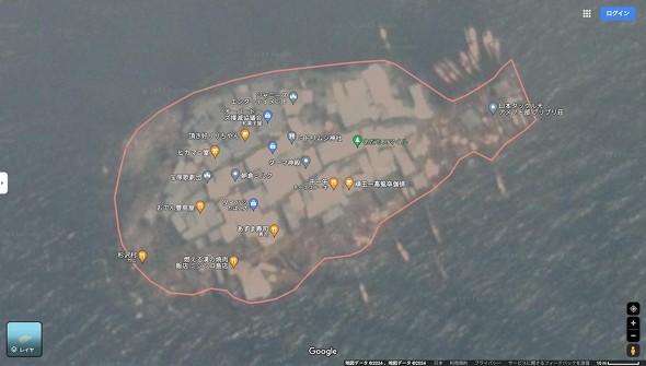 Google マップ ビクトリア湖 ミギンゴ島