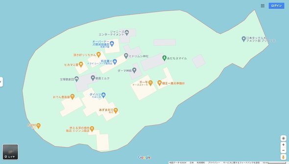 Google マップ ビクトリア湖 ミギンゴ島