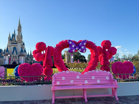 ミニーのファンダーランド シンデレラ城前