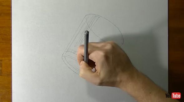 大まかな輪郭を描く