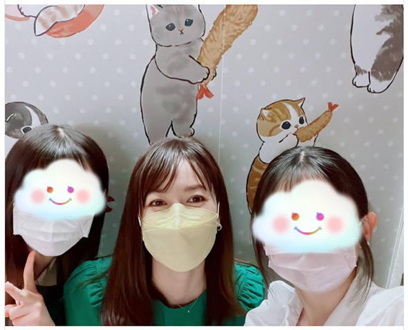 長女＆次女との3ショット