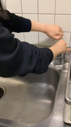 ペットボトルシャワー