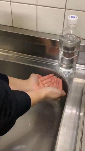 ペットボトルシャワー