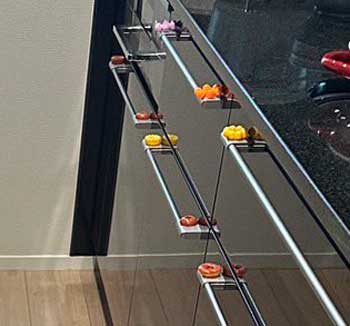 キッチン オシャレ 娘 ドーナツ おもちゃ 設置