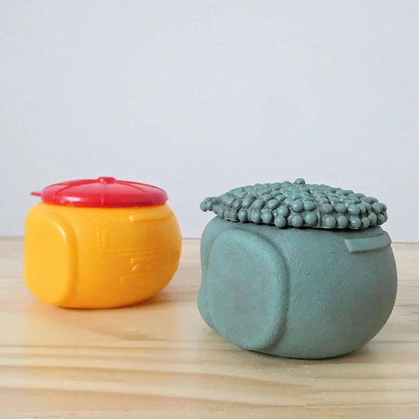 大仏になったフエキくん・後ろから