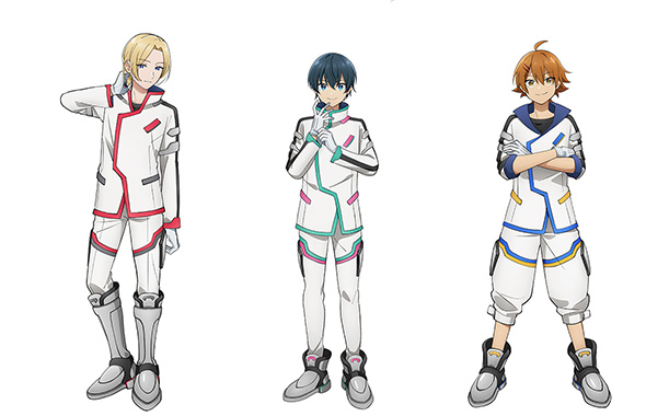 左からフォールデン アカネ、大成 タイセイ、九頭竜 リョータ