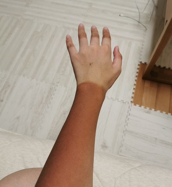 おさるのジョージ 日焼け ロードバイク