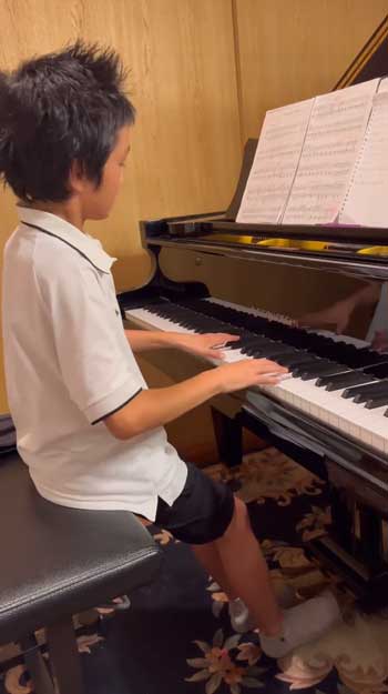 自信にみちた少年