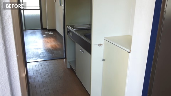 築35年物件のキッチン