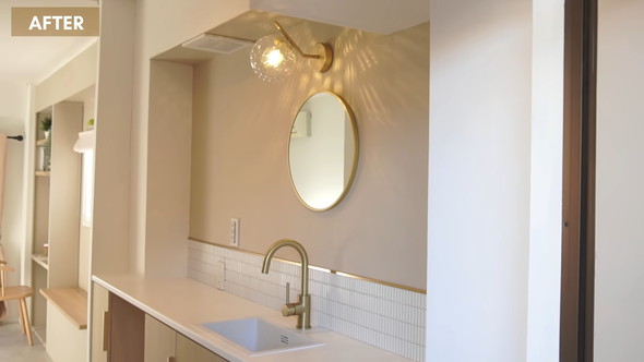 築35年物件のキッチンのリノベーション