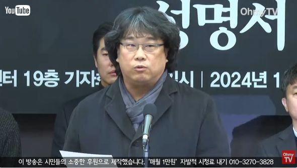 「パラサイト」監督のポン・ジュノ 