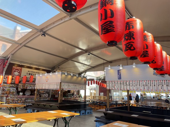 横浜赤レンガ倉庫　『酒処 鍋小屋 2024』／日本酒　地酒　昭和レトロ　鍋　ご当地