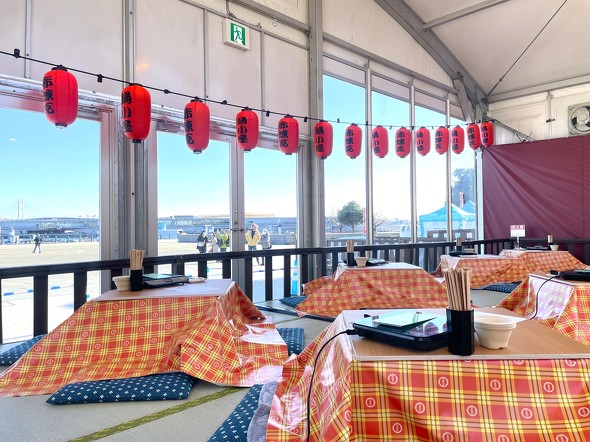 横浜赤レンガ倉庫　『酒処 鍋小屋 2024』／日本酒　地酒　昭和レトロ　鍋　ご当地