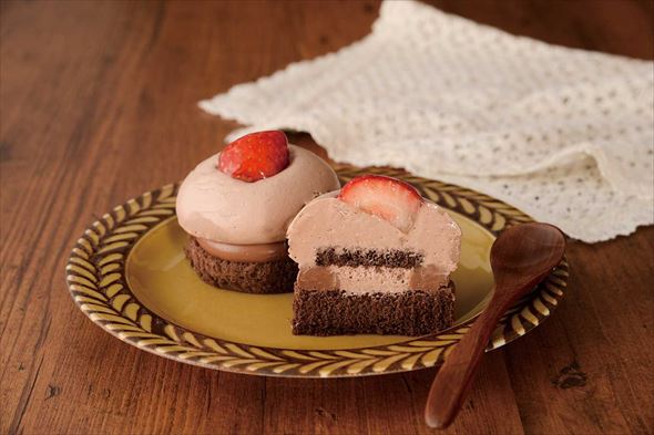 「Uchi Cafe ぽってりクリームのショコラケーキ」