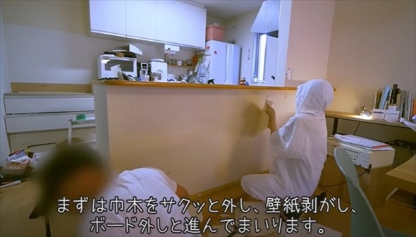 キッチンカウンターを夫婦でDIY