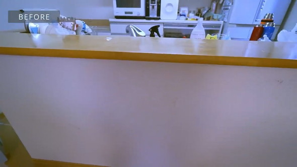 キッチンカウンターを夫婦でDIY