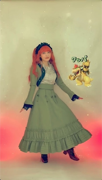 クッパのクラシカルロリータコーディネート