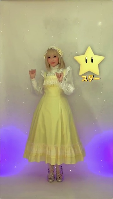 スターのクラシカルロリータコーディネート