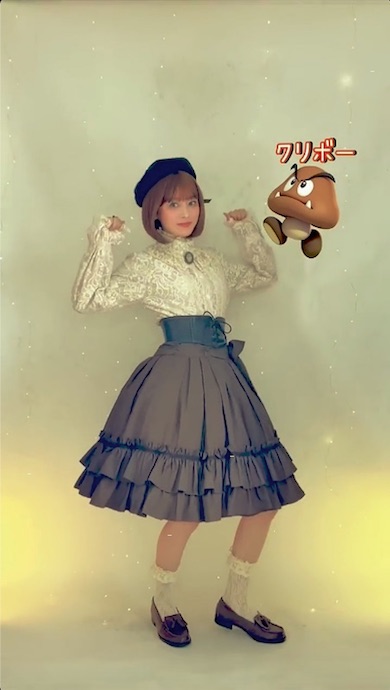 クリボーのクラシカルロリータコーディネート