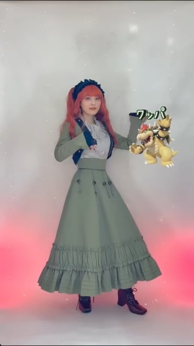 クッパのクラシカルロリータコーディネート