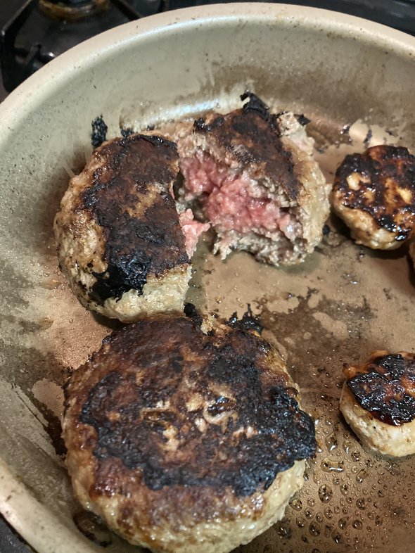 ハンバーグの焼き方