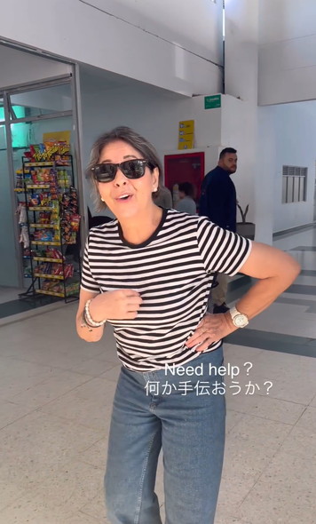 母にサプライズ