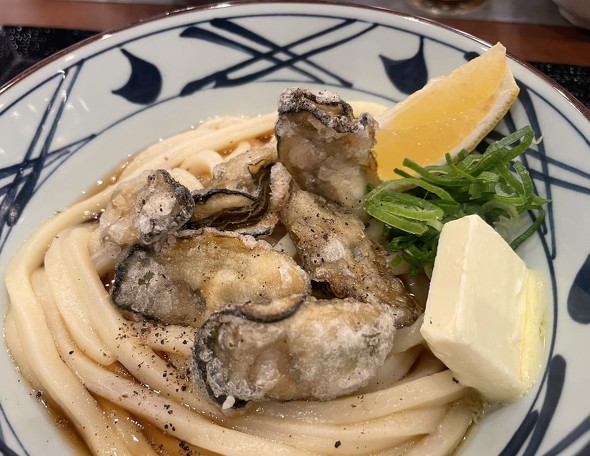 丸亀製麺 牡蠣ぶっかけうどん