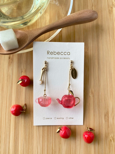 アップルティーをイメージしたアクセサリー