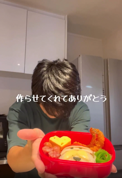 2023年お弁当作りを頑張ったパパ