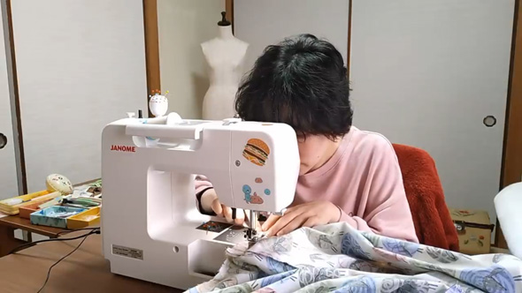 昭和36年 服 再現 レトロ 雑誌 付録 長袖 ワンピース 裁縫 服作り ミシン