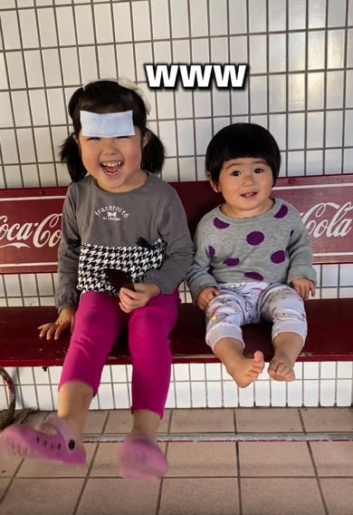 最後は爆笑をするママ