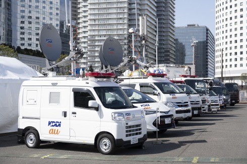 車載型基地局の配備