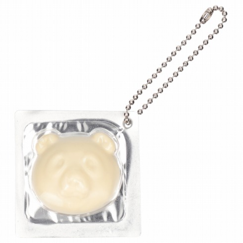 「Q･B･B 型抜きチーズキーホルダー」パンダ