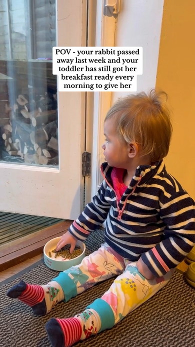 準備する女の子