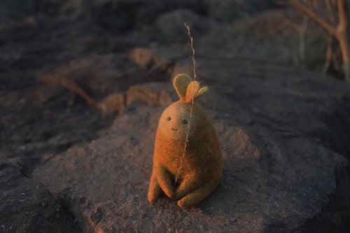 羊毛フェルトのかわいいぬいぐるみ