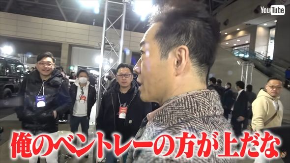 東京オートサロンに足を運んだ田原俊彦