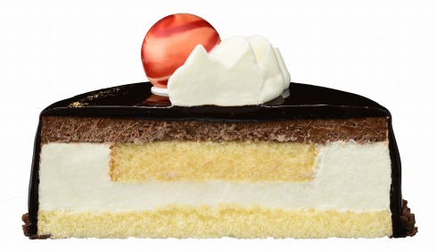 「ケーキになったチョコパイ（4号）」の断面