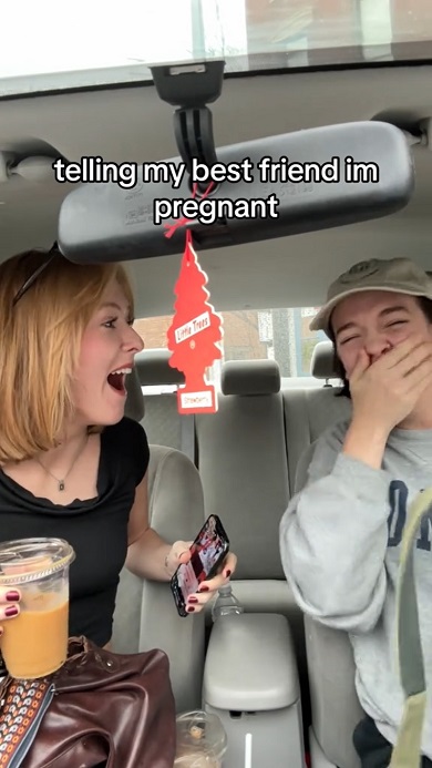 サプライズをしようとしたら親友から妊娠を指摘された