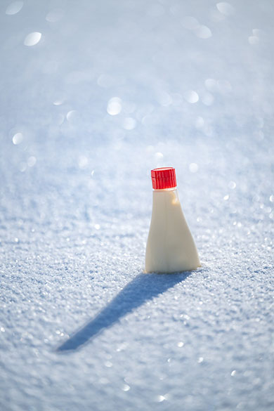 雪原にマヨネーズ