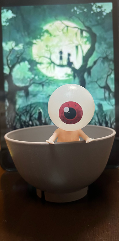 目玉のおやじ 手作り 100円ショップ 100均 可動 ドールボディ 卓球ボール