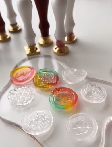 キラキラきれいなシーリングスタンプ