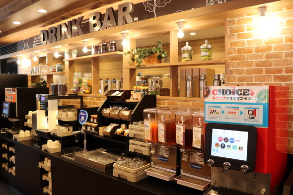 近年のドリンクバー