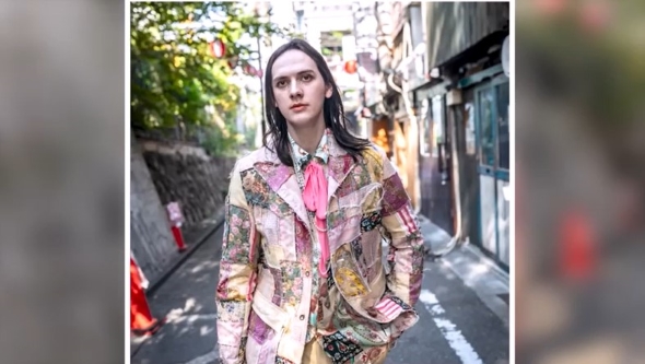 男性モデルの写真