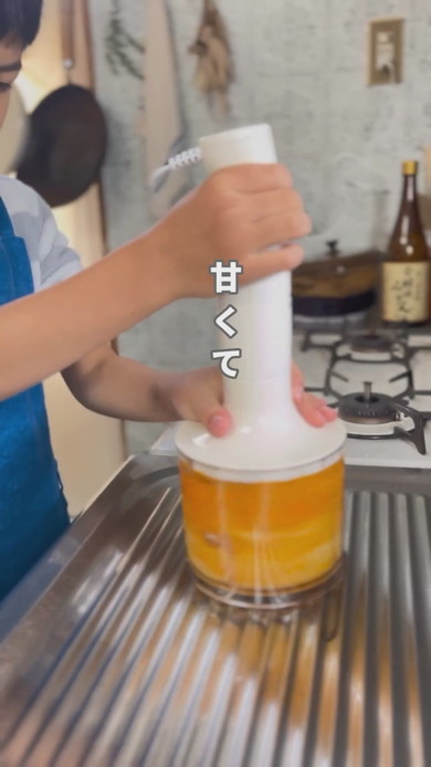 調理中のだて巻き