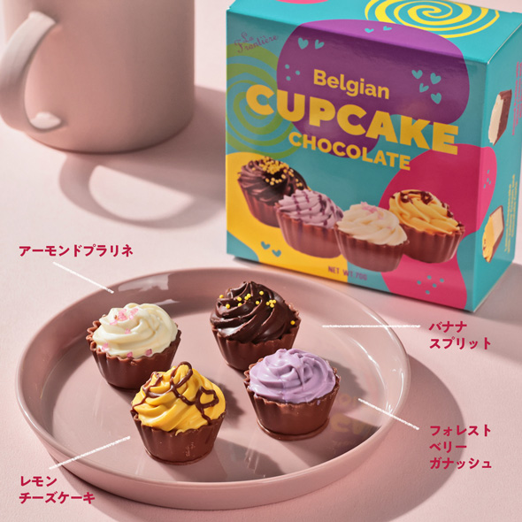 カルディ ラ・フロンティエール ミニチョコレート カップケーキ ドーナッツ ケーキ ベルギー