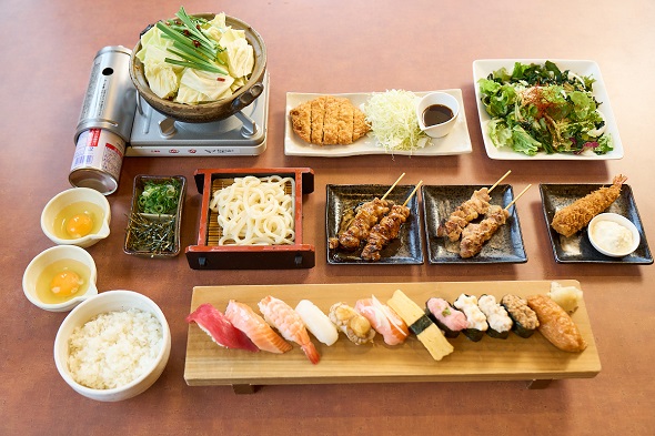 すしめん処大京　食べ放題　タワー丼