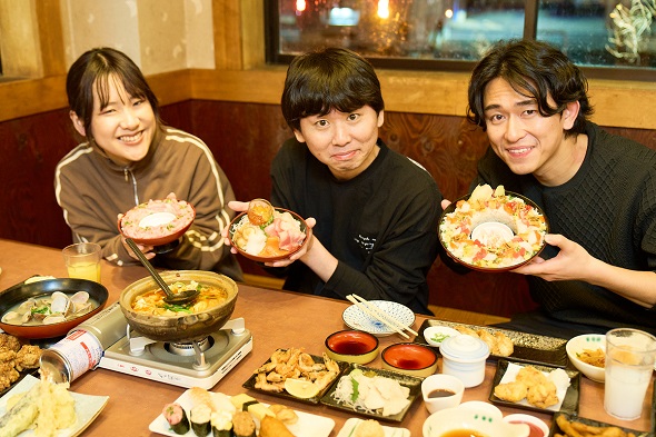すしめん処大京　食べ放題　タワー丼