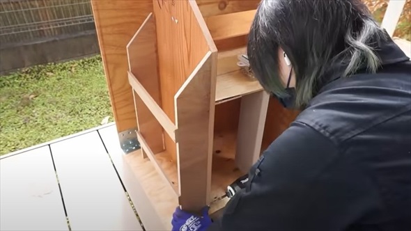 DIY母ちゃん、ためこんだ端材を片付ける