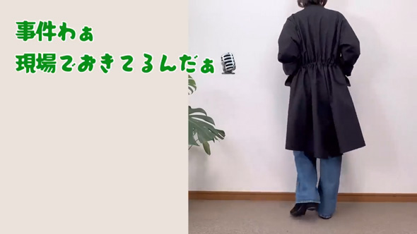 田舎町 60代 女性 モッズコート 挑戦 着こなす コーデ シニア 春 コート ユニクロ