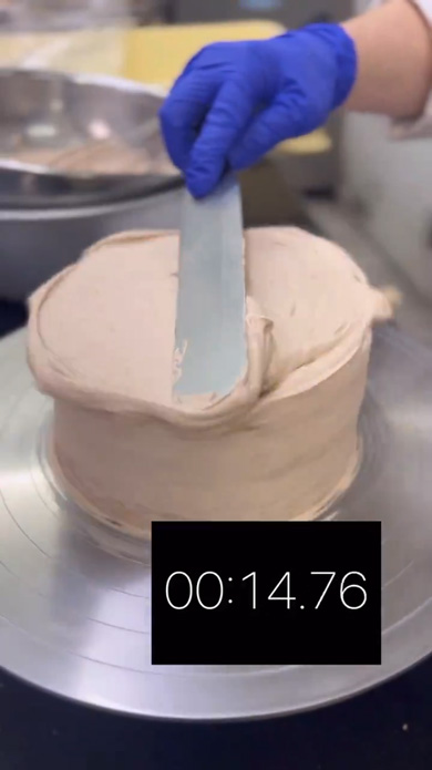 パティシエ 本気 ナッペ ケーキ クリーム プロ メイキング 1分チャレンジ